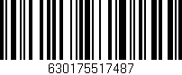 Código de barras (EAN, GTIN, SKU, ISBN): '630175517487'