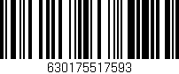 Código de barras (EAN, GTIN, SKU, ISBN): '630175517593'