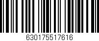 Código de barras (EAN, GTIN, SKU, ISBN): '630175517616'