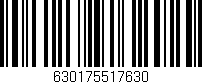 Código de barras (EAN, GTIN, SKU, ISBN): '630175517630'