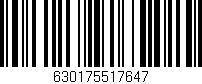 Código de barras (EAN, GTIN, SKU, ISBN): '630175517647'