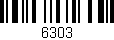 Código de barras (EAN, GTIN, SKU, ISBN): '6303'