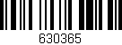 Código de barras (EAN, GTIN, SKU, ISBN): '630365'