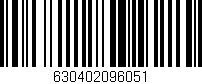 Código de barras (EAN, GTIN, SKU, ISBN): '630402096051'