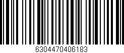 Código de barras (EAN, GTIN, SKU, ISBN): '6304470406183'