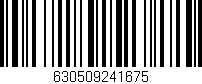 Código de barras (EAN, GTIN, SKU, ISBN): '630509241675'