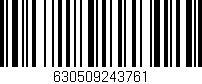 Código de barras (EAN, GTIN, SKU, ISBN): '630509243761'