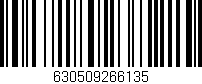 Código de barras (EAN, GTIN, SKU, ISBN): '630509266135'