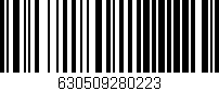 Código de barras (EAN, GTIN, SKU, ISBN): '630509280223'
