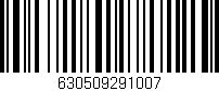 Código de barras (EAN, GTIN, SKU, ISBN): '630509291007'