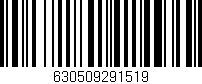 Código de barras (EAN, GTIN, SKU, ISBN): '630509291519'