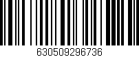 Código de barras (EAN, GTIN, SKU, ISBN): '630509296736'