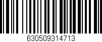 Código de barras (EAN, GTIN, SKU, ISBN): '630509314713'