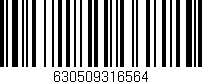 Código de barras (EAN, GTIN, SKU, ISBN): '630509316564'