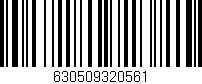 Código de barras (EAN, GTIN, SKU, ISBN): '630509320561'