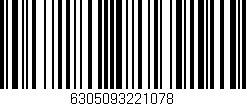 Código de barras (EAN, GTIN, SKU, ISBN): '6305093221078'