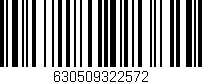 Código de barras (EAN, GTIN, SKU, ISBN): '630509322572'