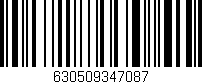 Código de barras (EAN, GTIN, SKU, ISBN): '630509347087'