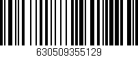 Código de barras (EAN, GTIN, SKU, ISBN): '630509355129'