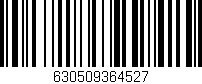 Código de barras (EAN, GTIN, SKU, ISBN): '630509364527'