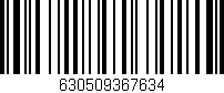 Código de barras (EAN, GTIN, SKU, ISBN): '630509367634'