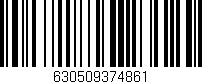 Código de barras (EAN, GTIN, SKU, ISBN): '630509374861'