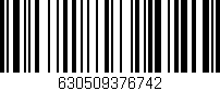 Código de barras (EAN, GTIN, SKU, ISBN): '630509376742'