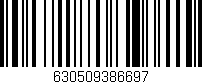 Código de barras (EAN, GTIN, SKU, ISBN): '630509386697'