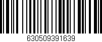 Código de barras (EAN, GTIN, SKU, ISBN): '630509391639'