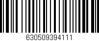 Código de barras (EAN, GTIN, SKU, ISBN): '630509394111'
