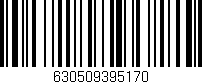 Código de barras (EAN, GTIN, SKU, ISBN): '630509395170'