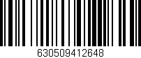 Código de barras (EAN, GTIN, SKU, ISBN): '630509412648'