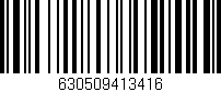 Código de barras (EAN, GTIN, SKU, ISBN): '630509413416'