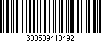 Código de barras (EAN, GTIN, SKU, ISBN): '630509413492'