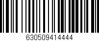 Código de barras (EAN, GTIN, SKU, ISBN): '630509414444'