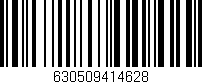 Código de barras (EAN, GTIN, SKU, ISBN): '630509414628'