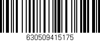 Código de barras (EAN, GTIN, SKU, ISBN): '630509415175'