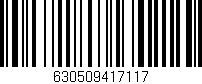 Código de barras (EAN, GTIN, SKU, ISBN): '630509417117'