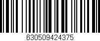 Código de barras (EAN, GTIN, SKU, ISBN): '630509424375'