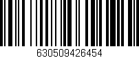 Código de barras (EAN, GTIN, SKU, ISBN): '630509426454'