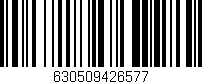 Código de barras (EAN, GTIN, SKU, ISBN): '630509426577'