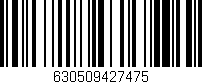 Código de barras (EAN, GTIN, SKU, ISBN): '630509427475'