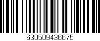 Código de barras (EAN, GTIN, SKU, ISBN): '630509436675'