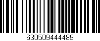 Código de barras (EAN, GTIN, SKU, ISBN): '630509444489'