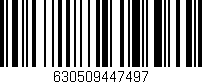 Código de barras (EAN, GTIN, SKU, ISBN): '630509447497'