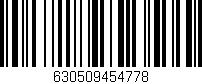 Código de barras (EAN, GTIN, SKU, ISBN): '630509454778'