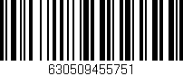 Código de barras (EAN, GTIN, SKU, ISBN): '630509455751'