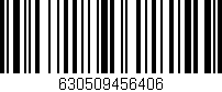 Código de barras (EAN, GTIN, SKU, ISBN): '630509456406'