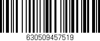 Código de barras (EAN, GTIN, SKU, ISBN): '630509457519'