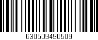 Código de barras (EAN, GTIN, SKU, ISBN): '630509490509'